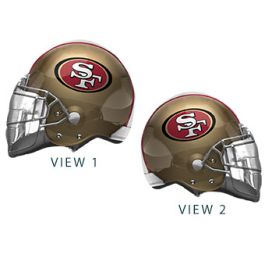 San Francisco 49ers Helmet Balloon 21 Inch Foil - Image 1