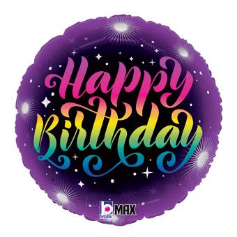 Happy Birthday Balloon - 5-Pack - Image 1