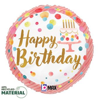 Happy Birthday Balloon - 5-Pack - Image 1