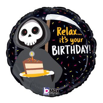 Grim Reaper Balloon - 5-Pack - Image 1