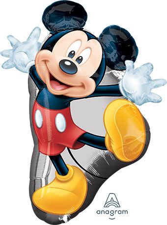 Mickey Mouse Balloon - 3-Pack - Image 1