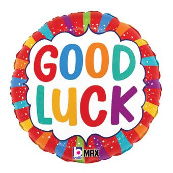 GOOD LUCK Balloon 5-Pack - Color Burst - Image 1