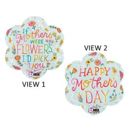 Happy Mother's Day Balloon 18 Inch - 5-Pack - Image 1