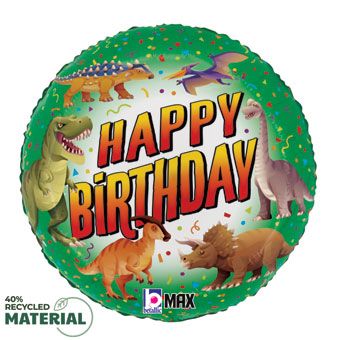 Dinosaur Balloons - 5-Pack - Image 1