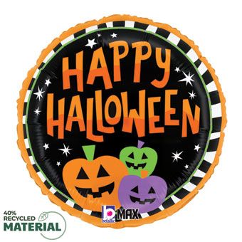 Happy Halloween Balloons - 5-Pack - Image 1