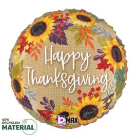 Happy Thanksgiving Balloon 18 Inch - 5-Pack - Image 1