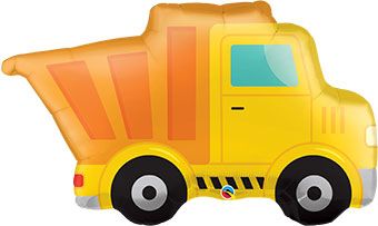 Dump Truck Balloon - 3-Pack - Image 1