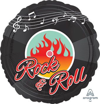 Rock & Roll Balloon - 5-Pack - Image 1