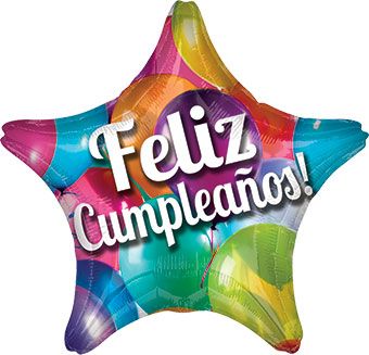 Feliz Cumpleaños Balloon - 5-Pack - Image 1
