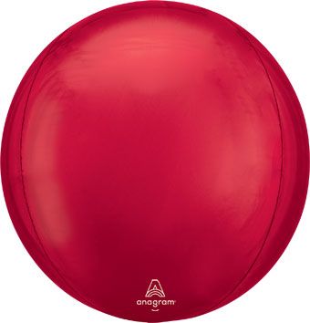Red Foil Balloons - 3-Pack - Image 1