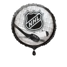 NHL Hockey Foil Balloon 18 Inch - Sports Party Decor - Image 1