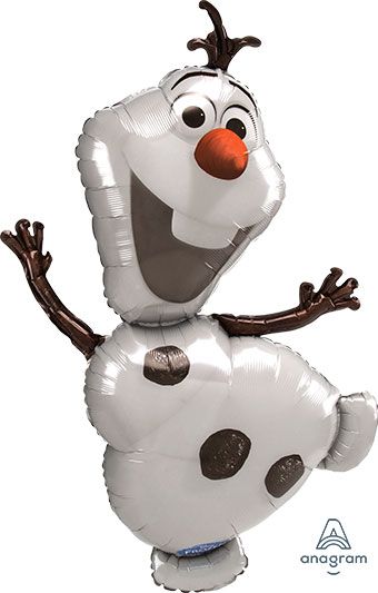 Frozen Olaf Balloons - 3-Pack 41" Foil - Image 1