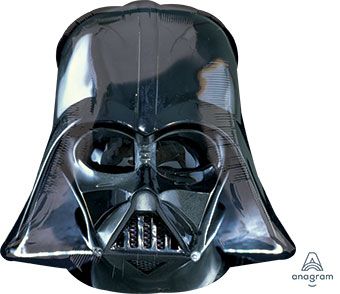 Darth Vader Helmet Balloons - 3-Pack - Image 1