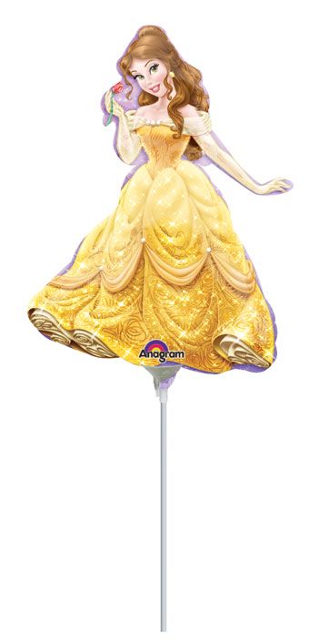 Princess Belle Balloons - 5-Pack - Image 1