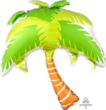Palm Tree Balloon 33" - 3-Pack - Image 1