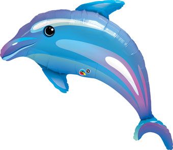 Dolphin Balloon - 3-Pack - Image 1