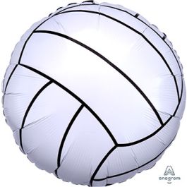 Championship Volleyball Foil Balloon 18 Inch - 5-Pack - Image 1