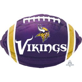 Minnesota Vikings Football Balloon 18 Inch Foil - Image 1