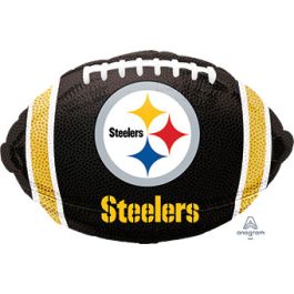 Pittsburgh Steelers Football Balloon 18 Inch - 5-Pack - Image 1