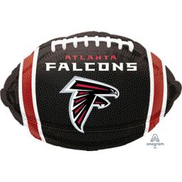 Atlanta Falcons Football Balloon 18 Inch Foil Decoration - Image 1