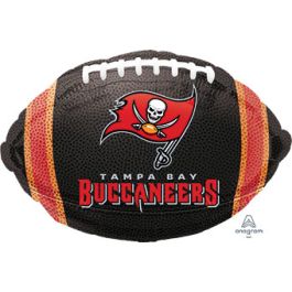 Tampa Bay Buccaneers Football Foil Balloon 18 Inch - Image 1