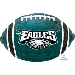 Philadelphia Eagles Football Foil Balloon 18 Inch - Image 1
