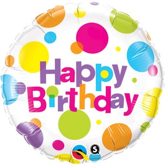 Happy Birthday Balloon - 5-Pack - Image 1