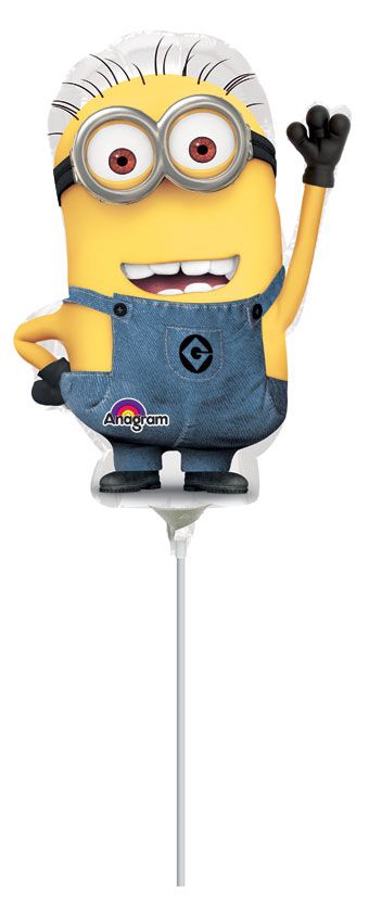 Minion Balloon 5-Pack - Despicable Me Birthday Party - Image 1