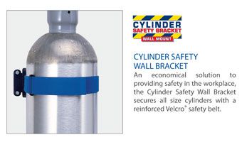 Cylinder Safety Wall Bracket - Party Supplies - Image 1