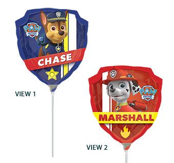 Paw Patrol Balloons - 5-Pack Chase & Marshall - Image 1