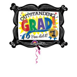 Outstanding Grad You Did It! Foil Balloon 30 Inch - Image 1