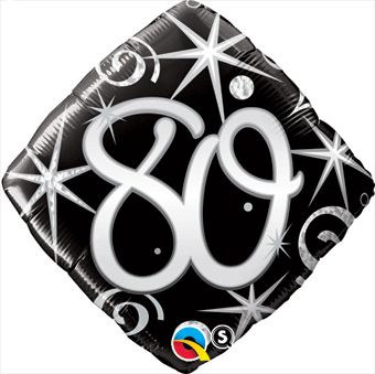 80th Birthday Balloon - 5-Pack - Image 1