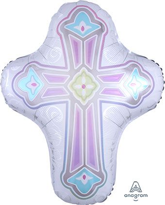 Religious Cross Balloons - 3-Pack - Image 1
