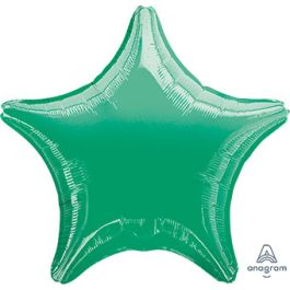 Green Star Foil Balloon 19 Inch Party Decoration - Image 1