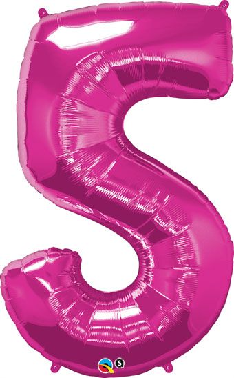 Number 5 Balloon - 3-Pack - Image 1