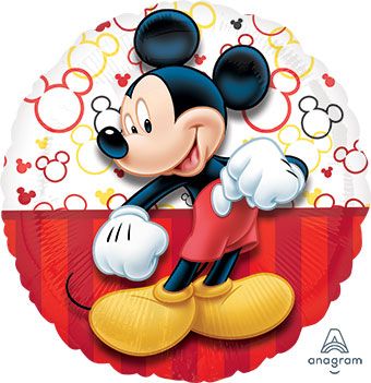 Mickey Mouse Balloons - 5-Pack - Image 1