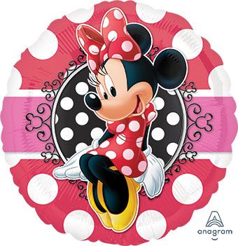 Minnie Mouse Balloons - 5-Pack - Image 1