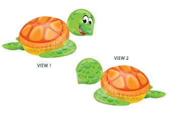 Sea Turtle Balloon - 3-Pack - Image 1