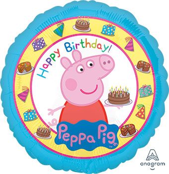 Peppa Pig Balloons - 5-Pack - Image 1