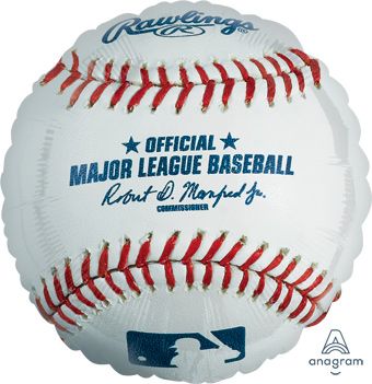 MLB Baseball Balloons - 5-Pack - Image 1