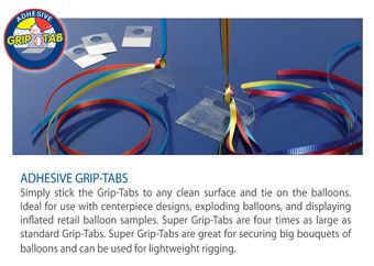 Adhesive Grip-Tabs 108-Pack - Party Supplies - Image 1