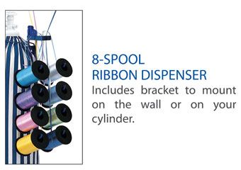 8-Spool Ribbon Dispenser - Party Supplies - Image 1