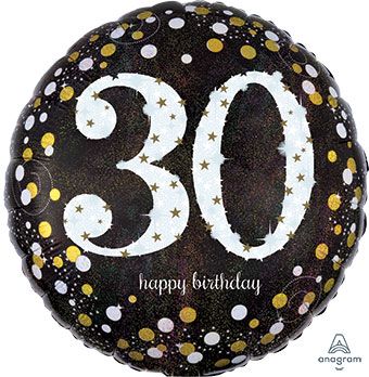 30th Birthday Balloon - 5-Pack - Image 1