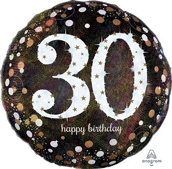 30th Birthday Balloon - 3-Pack - Image 1