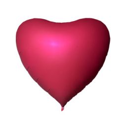 Red Heart Foil Balloon 68 Inch Jumbo Decoration - Image 1