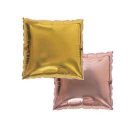 Gold & Rose Gold Foil Balloons 24 Inch - 2-Pack - Image 1