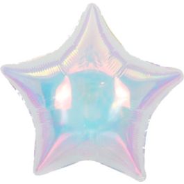 Iridescent Star Foil Balloon 32 Inch - 2-Pack - Image 1