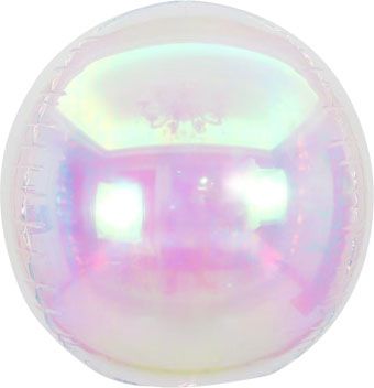 Iridescent Deco Sphere Balloon 22 Inch Foil Decoration - Image 1
