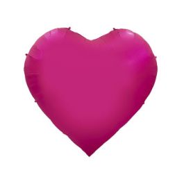 Hot Pink Heart Balloon 68 Inch Jumbo Foil Decoration - Image 1