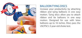 Balloon Tying Discs 1000 PK - Party Supplies - Image 1